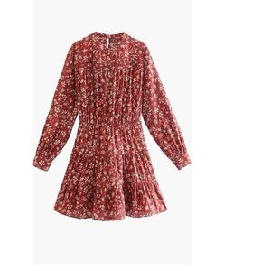 Avantlook - Floral Long Sleeve Dress